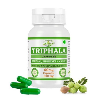 Triphala Kapseln für Verdauungsgesundheit, Entgiftung &...