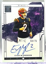 2025 Impeccable Evan McPherson 2024 Update Stars Auto Bronze /25 #ISS-EMN