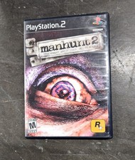 Manhunt (Sony PlayStation 2 PS2) w/ Manual Rockstar Games-Tested/Working
