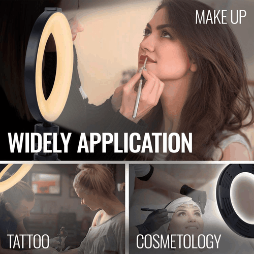 LED Ring Light With Stand For Makeup Photography Video For iPhone Selfie Stream - Picture 3 of 9
