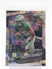SAQUON BARKLEY 2025 PRIZM PANDORA PREMIUM /400 #298 EAGLES Q0305