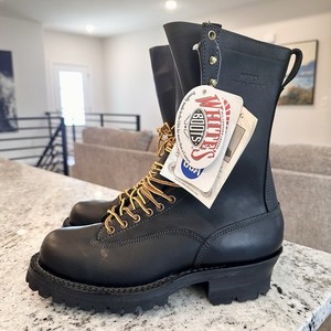 靴 White'SmokeJumper Black Chrom Excel Whites White'SmokeJumper Black Chrom Excel Smoke Jumper Boots | eBay