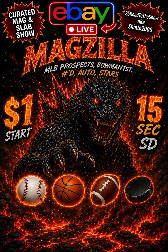 🔥$1 Start - 15s SD🔥 - 3 shows today, $5.95max ship one time for all