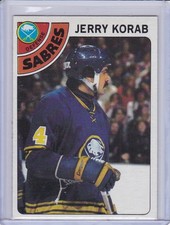 Jerry Korab 1978-79 Topps Hockey Card 231 Grade NM