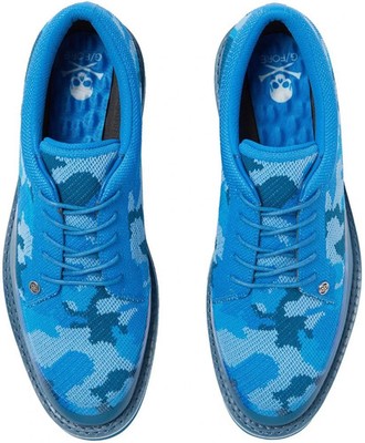 G/Fore Gallivanter Camo Knit Tuxedo Men's Size 12 Blue Golf Shoes