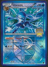 Pokemon GLACEON 23/116 City Championship Promo Plasma Freeze En Glaziola quasi nuovo
