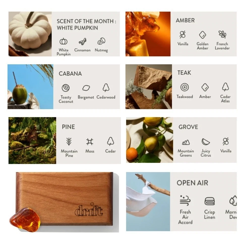 漂移汽车空气清新剂-木质空气清新剂-汽车气味消除器多种香味 — 第 3/4 张图片