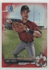 2017 Bowman Chrome Prospects Red Refractor 5/5 Andy Yerzy #BCP185 0q0