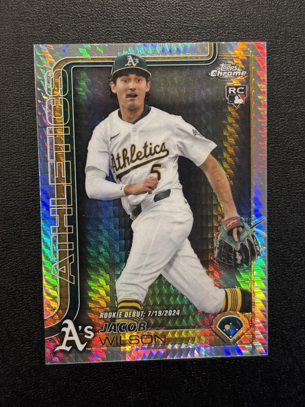 2025 Topps Chrome Update Jacob Wilson Prism Refractors #USC150