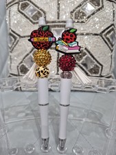 Teacher Appreciation Beaded Focal Pens