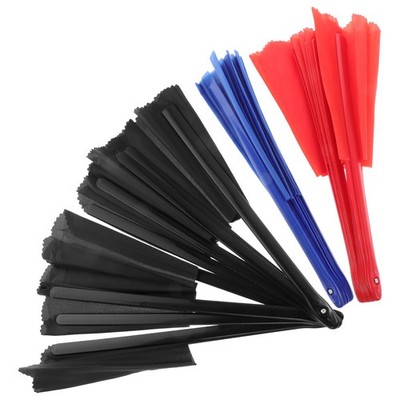 3 Pcs Prop Fan Restored Manual Hand Multicolor Broken Breakaway Fans