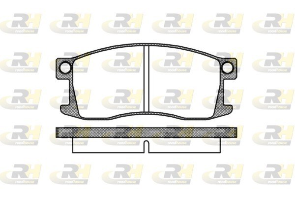Bremsbelagsatz Scheibenbremse Roadhouse 2110.00 FüR Honda Quintet SU Prelude 1-image