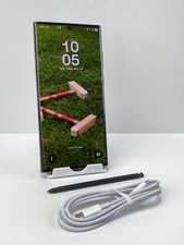 Samsung Galaxy S22 Ultra 5G SM-S908U1 128GB Burgundy Unlocked device Clean ESN