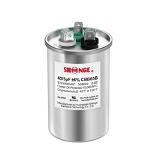 45 5Uf 45/5 MFD  6 370V/440V CBB65B AC Capacitor, Dual Run round Capacitor Repl