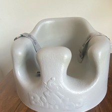 Bumbo Floor Seat for Infant, Gray, Adjustable Safety Harness