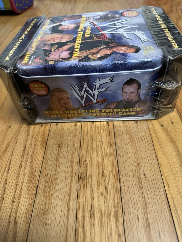 Vtg 1999 WWE WWF Attitude Review Game Trivia 3rd Edition ROOKIE CARDS Sealed New - Image 3 of 4