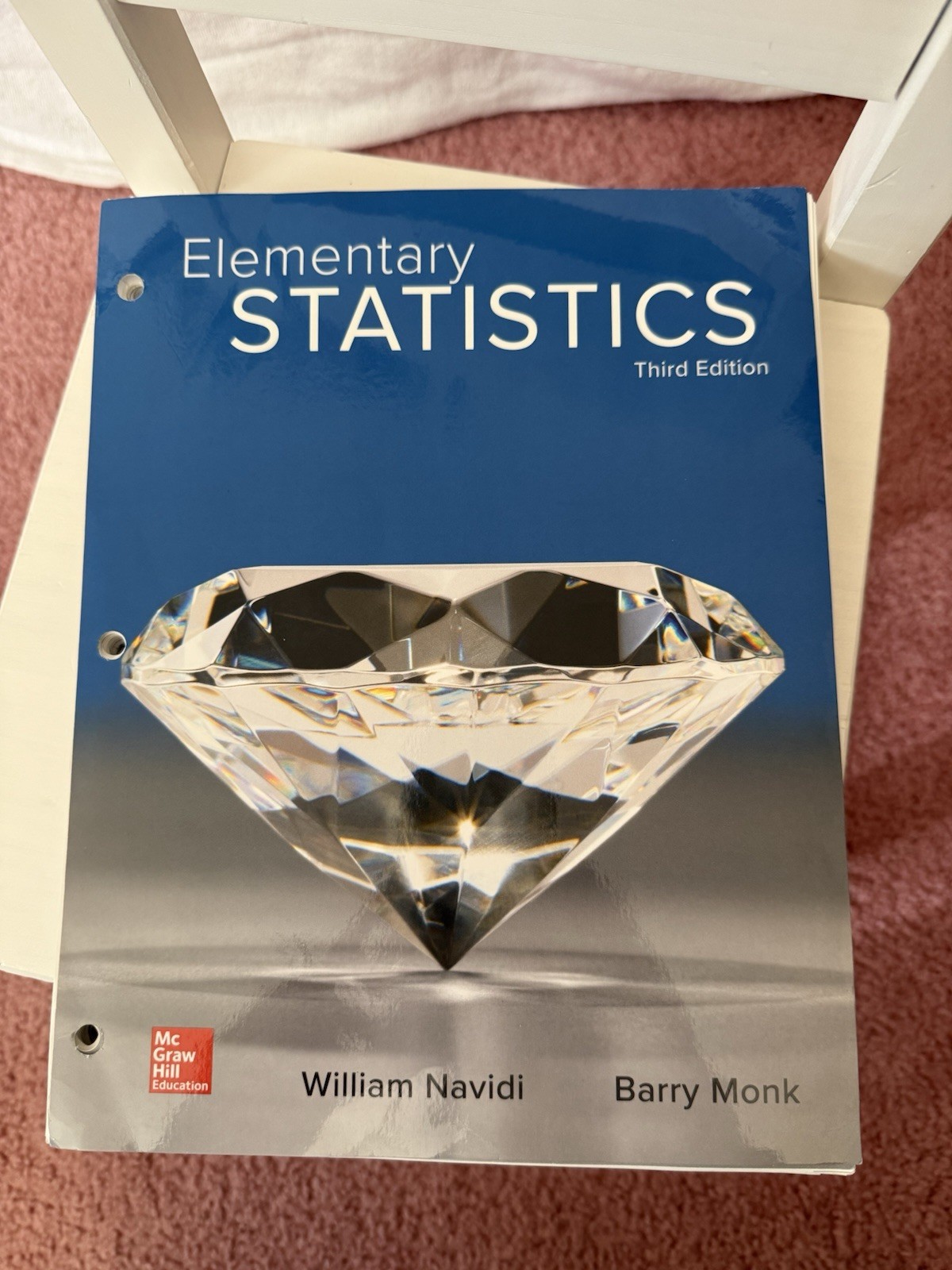 Elementary Statistics 3rd Edition Loose Leaf - By William Navidi And Barry Monk