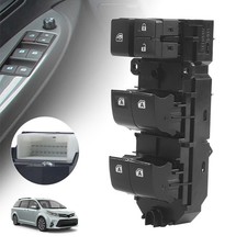 Left Driver Master Power Window Door Switch For Toyota Sienna 2015-2020 2019