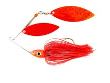 Nichols Lures 23-34 Pulsator Metal Flake Spinnerbait Red Pepper, 3/4 oz