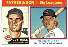 Father & Son - Big Leaguers (Gus Bell / Buddy Bell) F&S