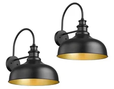 BESTSHARED Farmhouse Barn Light Outdoor Wall Sconce Farmhouse Exterior Mount