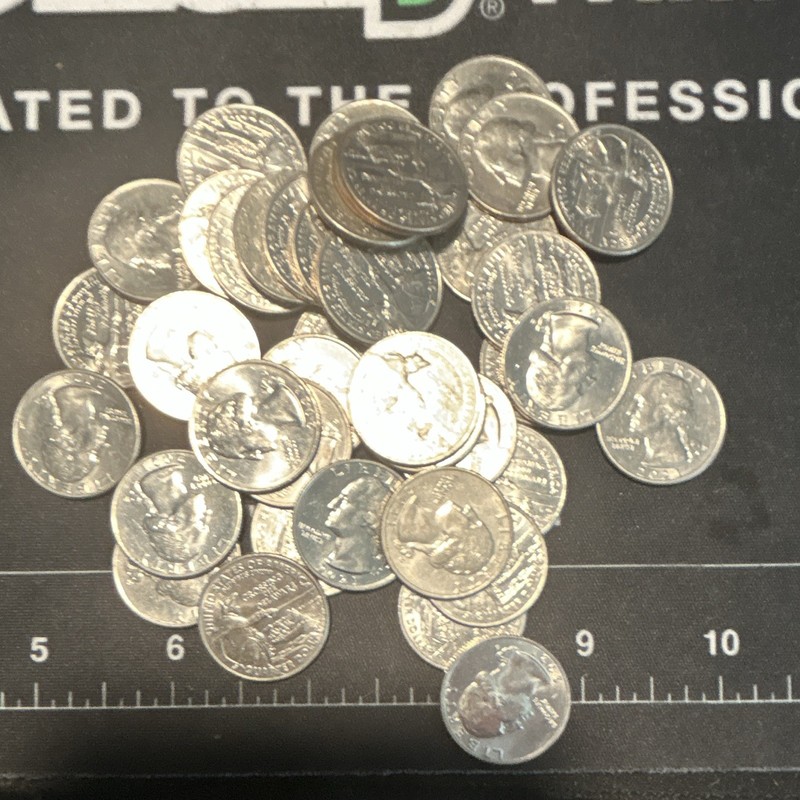 Roll of 40 2021-D Crossing the Delaware Quarters