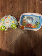 Fisher Price Linkimals /Happy Shapes Hedgehog And Baby Einstein Sea Dreams