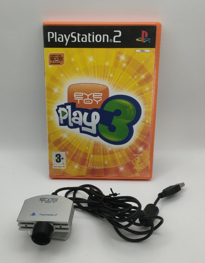 EyeToy Play 3 PS2 + Caméra USB Officielle Sony PlayStation 2 PAL
