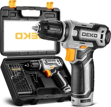 Cordless Drill: DEKO PRO 12V Power Battery Drill Set with Small Electric Drills