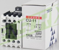 1PCS NEW CU-11 CU 11 3A1a 220VAC New TECO AC Contactor Fast delivery