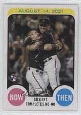 2022 Topps Heritage High Number Now & Then Tyler Gilbert #NAT-2 2y0