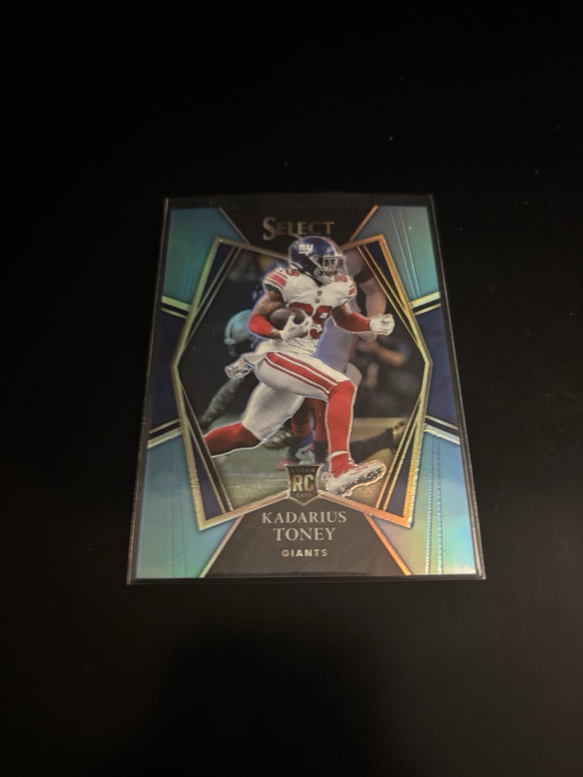 Kadarius Toney 2021 Select Premier Light Blue Prizm /99 RC Giants 152