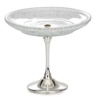 Deko Schale 11 X Ø 15Cm Fuß Versilbert Konfektschale Glasschale Snackschale Glas