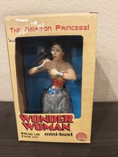DC Direct Wonder Woman Mini-Bust Porcelain Cold-Cast Tim Bruckner 5.13"