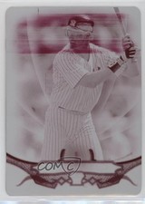 2016 Topps Tribute Printing Plate Magenta 1/1 Paul O'Neill #77 7xr