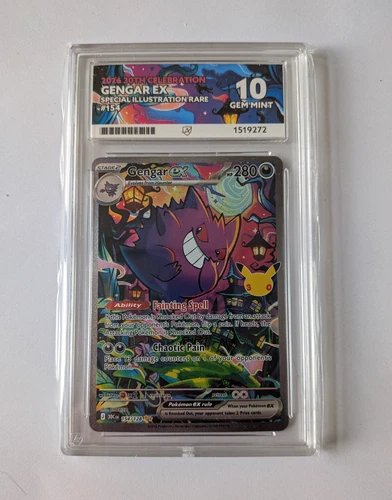 ACE Grading Pokémon 30th Anniversary Gengar ex 154/128 SIR Ace 10 Perfect Subs