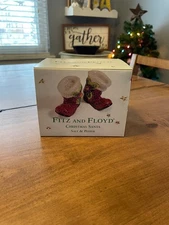 Fitz and Floyd Santa Boots Salt and Pepper - Adorable