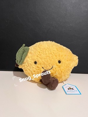 AUTHENTIC‼️Jellycat SMALL amuseable lemon- NWT HTF, FAST SHIPPING