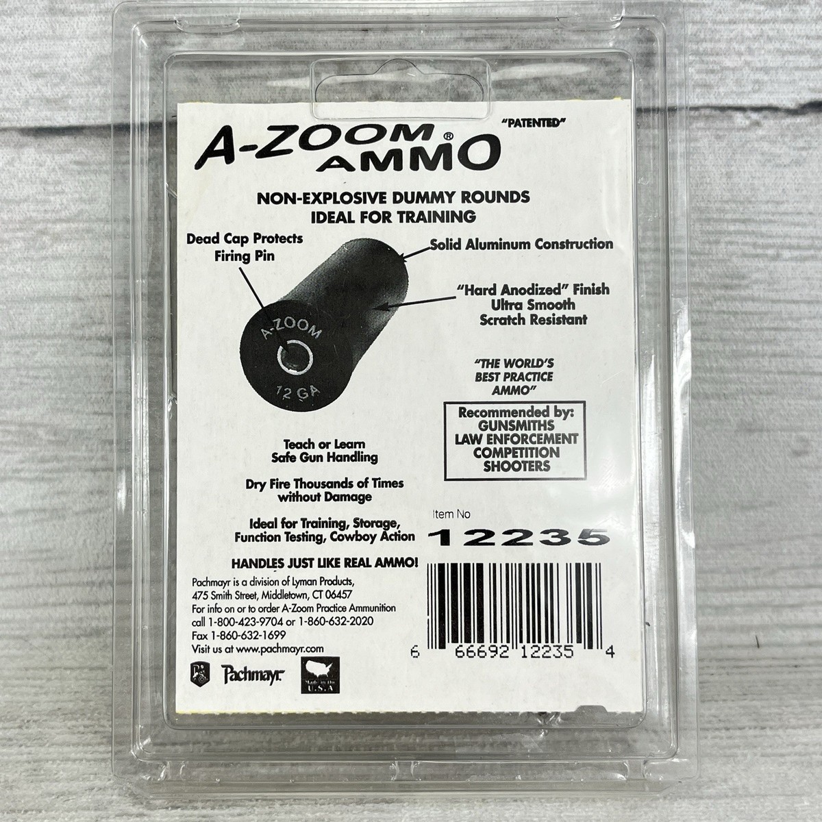 A-Zoom 8x57 Mauser Precision Metal Snap Caps AZ 12235 for sale
