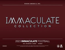 2023 PANINI IMMACULATE FOOTBALL HOBBY 6 BOX CASE BLOWOUT CARDS