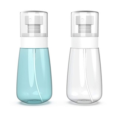 Pack 2 Small Spray Bottle Travel Size 2oz/60ml  Fine Mist Mini Empty Spray Bo...