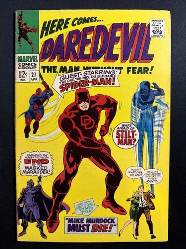 Daredevil #27 1967 Silver Age 1st Print Vintage Marvel Comics VG *A4