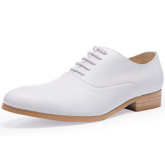 SAOLA Scarpe Oxford uomo pelle stringate punta tonda business moda formale matrimonio