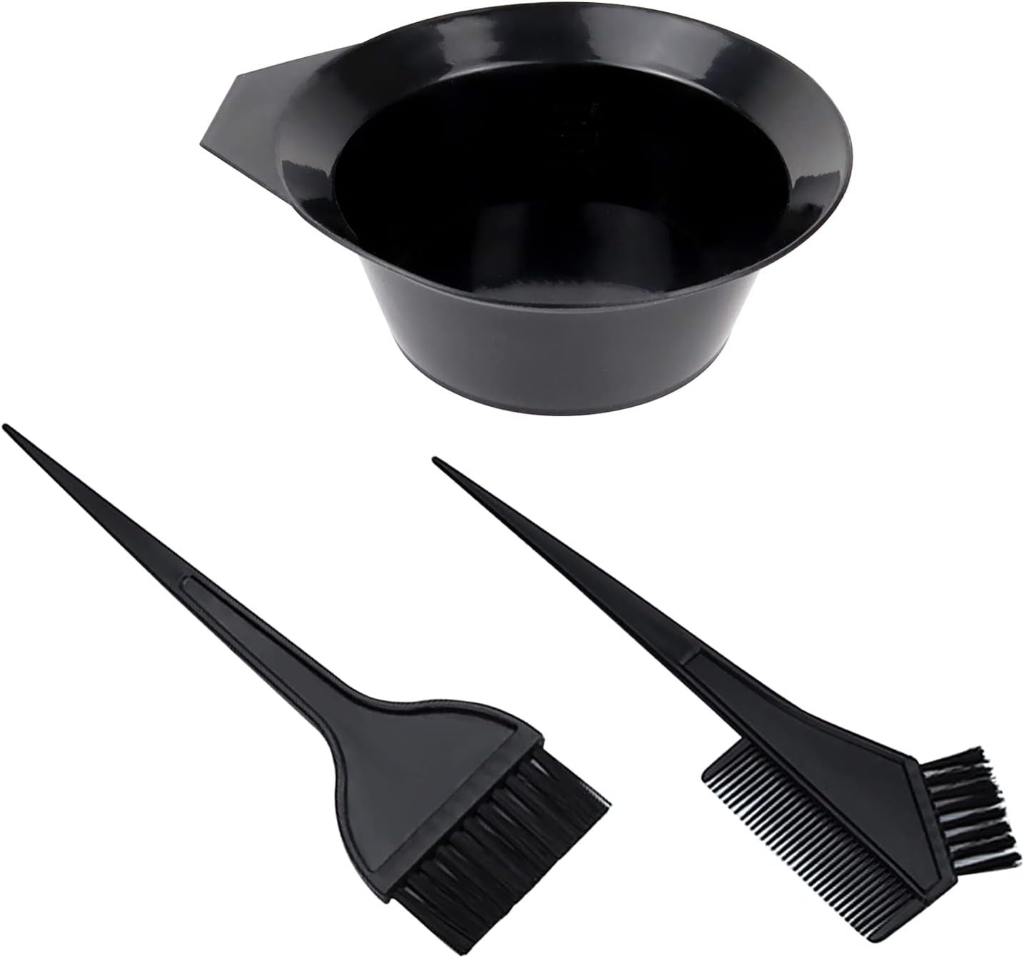 Brush And Bowl Set, Tint Comb For Hair Tint Dying Coloring A