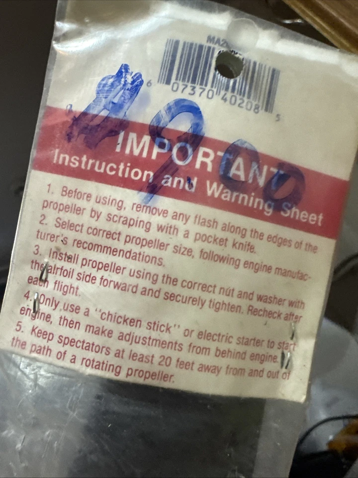 MASTER AIRSCREW MA 2080C. ￼ 20×8 inch 50×20 CM classic series one glass filled - Image 3 of 4