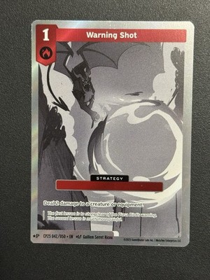 METAZOO 2025 CONVENTION PROMO - Sketch Holo Warning Shot - CP25 042/050