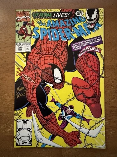 The Amazing Spider-Man #345 1990 Marvel Comics 1st Print NM