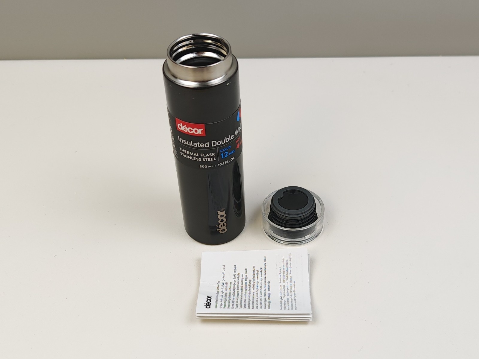 (READ) Décor Double Wall Stainless Steel Travel Mug - Keeps 4 Hours Hot - 12 Ho