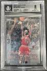 MICHAEL JORDAN 1998-99 TOPPS CHROME BACK 2 BACK BGS 8 Near MINT INSERT CARD #B1!