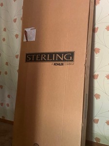 Sterling Kohler Company Framed Sliding Shower Door In Silver Deluxe 41-46” X 66”